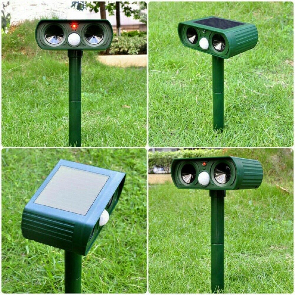 Solar Powered Insect Repeller Animal Repeller Ultrasonic - Image 7