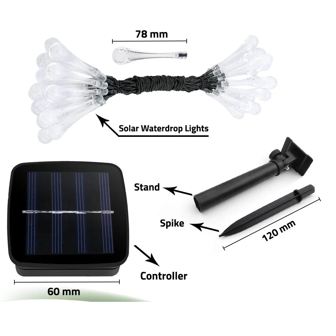 Solar String Light Solar String Lights 30 LED - Image 7