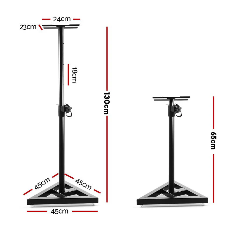 Speaker Stand Adjustable Height Mount Studio Home - Image 2