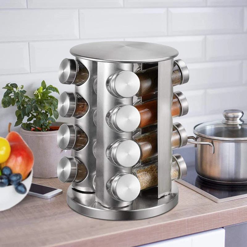 Spice Rack Stand 16 Jars - Image 4