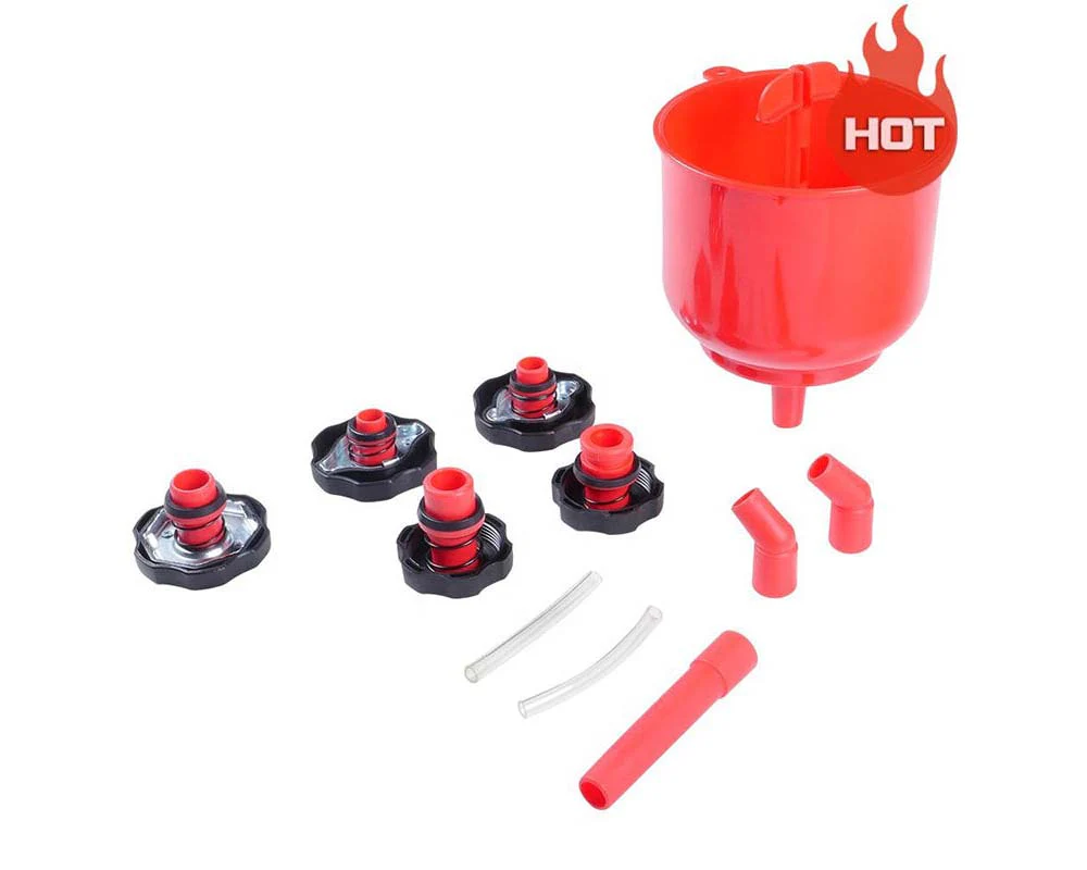 Spill Proof Car Radiator Coolant Filling Funnel Kit - Image 13
