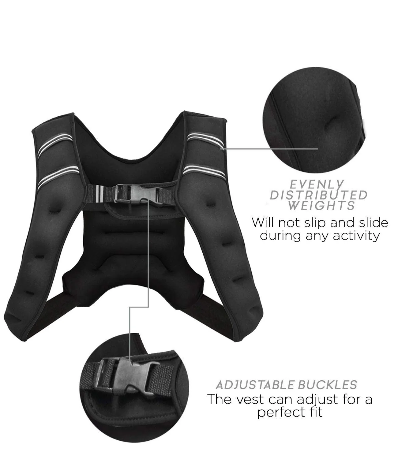 Sport Weighted Vest Workout Equipment 10kg - Image 6