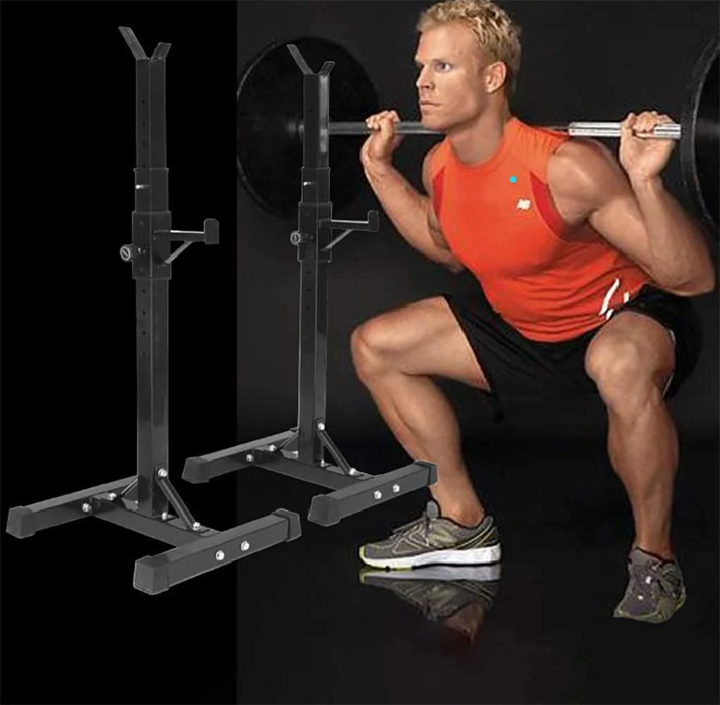 Squat Rack Weight Adjustable Lifting Stand - Image 5