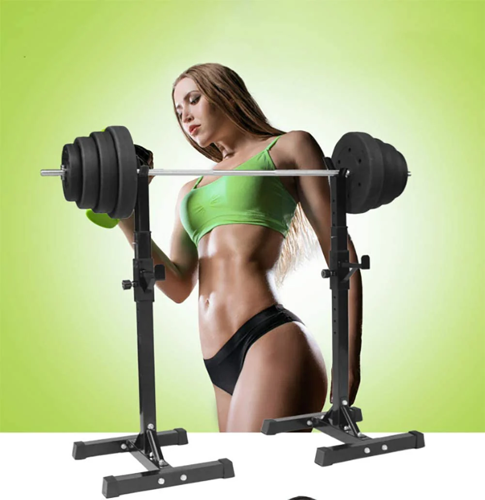 Squat Rack Weight Adjustable Lifting Stand - Image 6