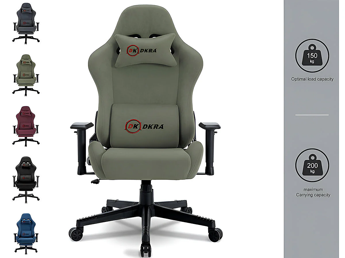 DKRA Gaming Chair Adjustable Rotating Task Chair - Image 3