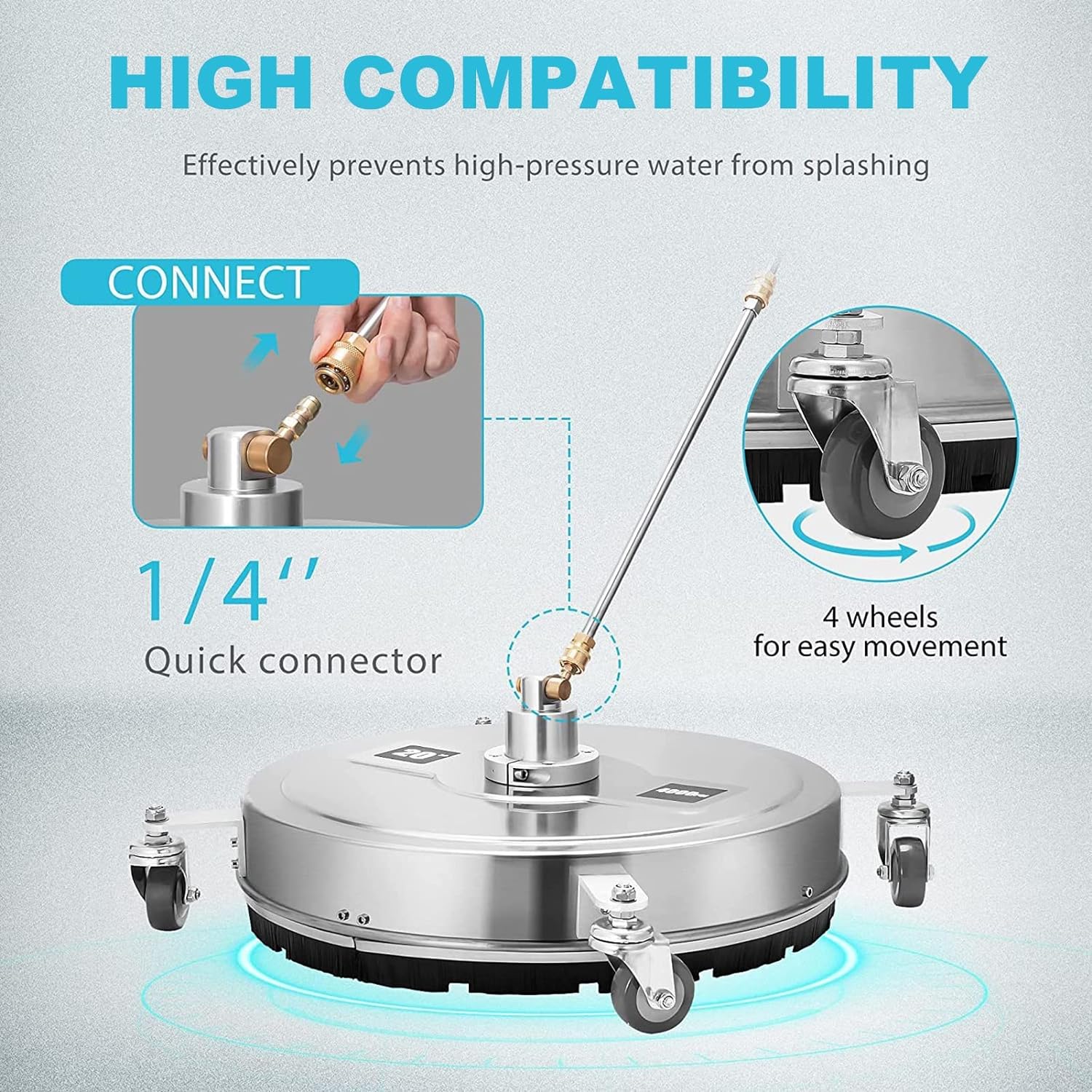 Stainless Steel Surface Cleaner 16.5 Inch - Image 4
