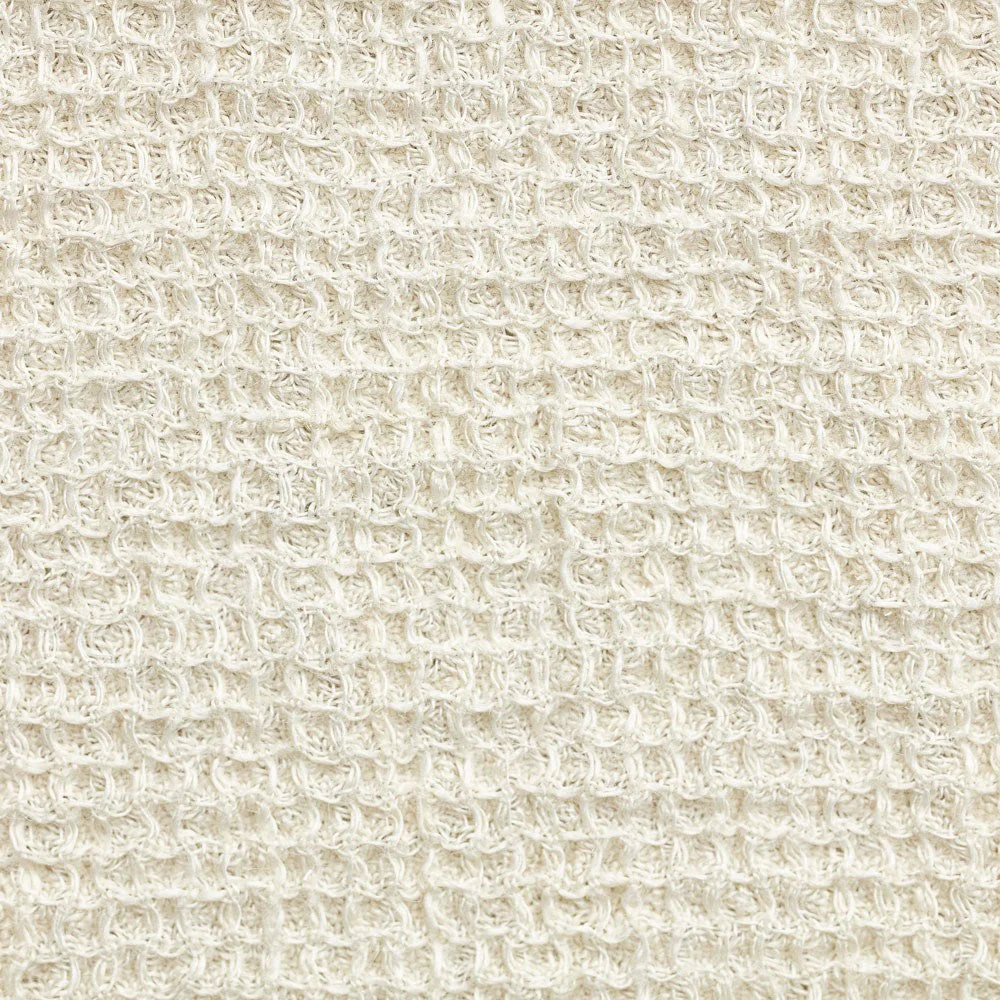 Stone Wash Linen Waffle Bath Sheet - Image 3