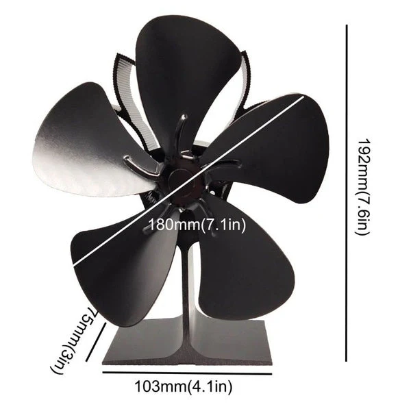 Stove Fan Fireplace Fan - Image 7