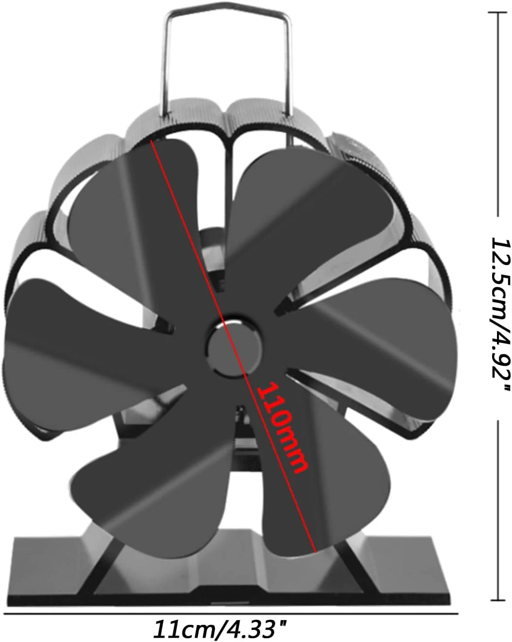 Stove Fan Heat Powered Stove Fan - Image 3