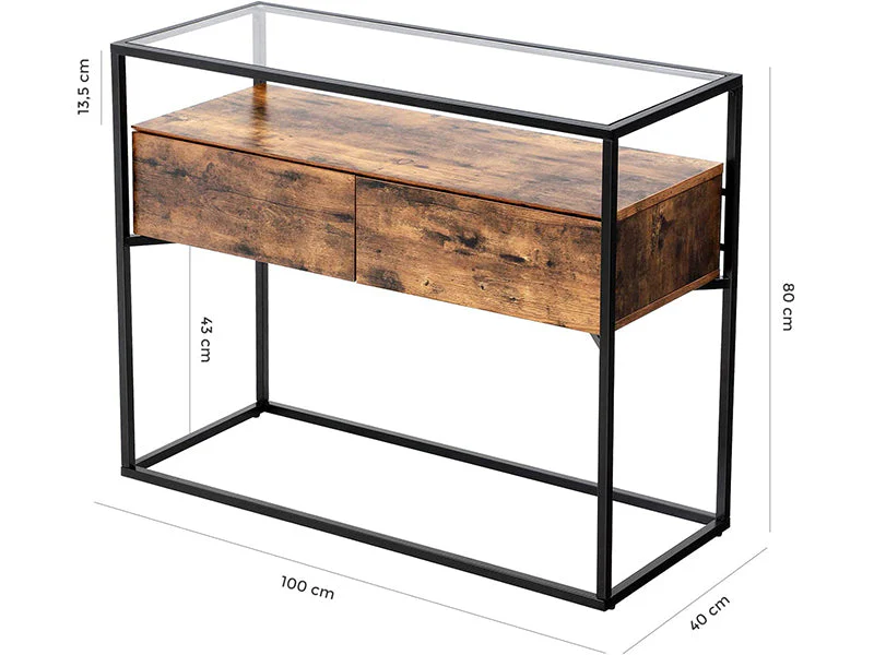 Stylish Hallway Console Table by VASAGLE - Image 2