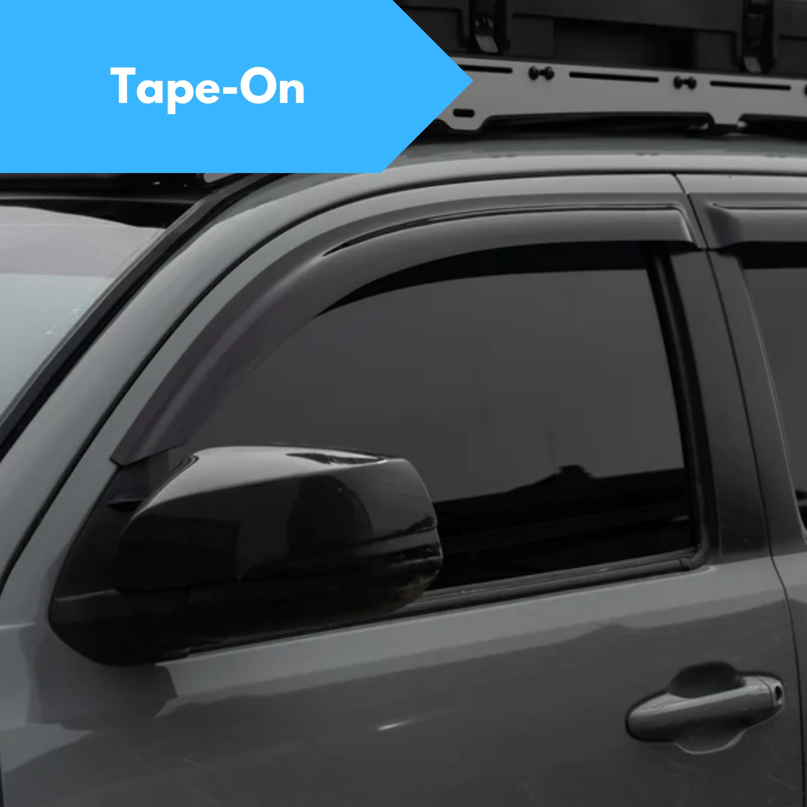 Door Visor / Weather Shield / Monsoon Guard To Suit Toyota HILUX 2015-2024 - Image 6