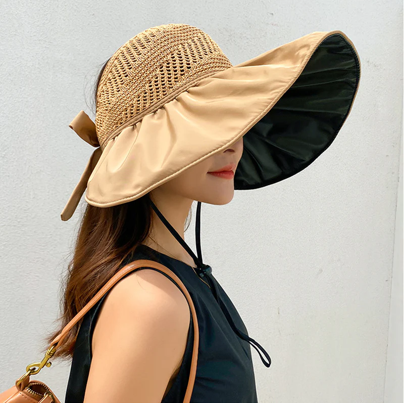 Sun Hats Wide Brim Bucket Outdoor Fishing Hiking Cap UV Protection 3 COLOURS - Image 5