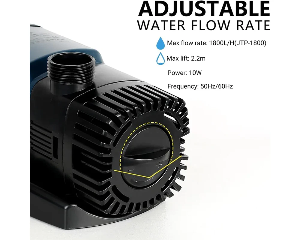 Sunsun JTP-1800 SuperEco Pond Pump Watercourse 1800l/h 11W - Image 5