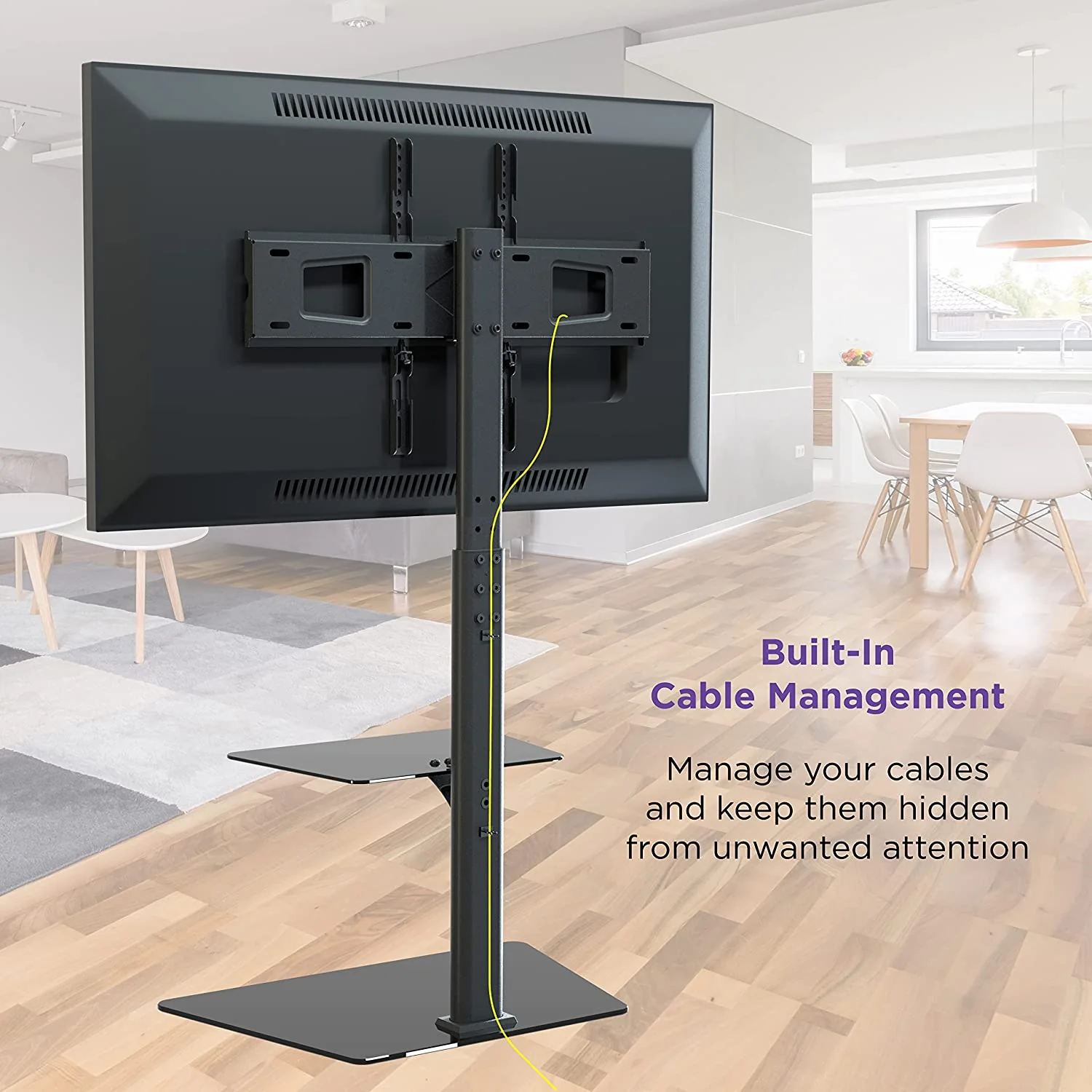 Swivel TV Stand for 32–70 Inch TVs - Image 7
