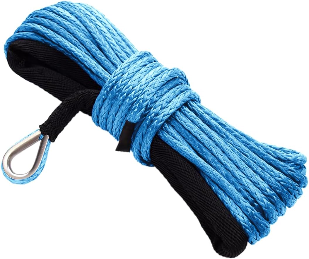 Synthetic Winch Rope Blue 15m 6mm - Image 7