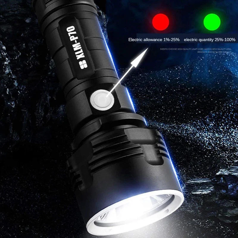 Tactical Flashlight LED Hunting Torch - Image 3