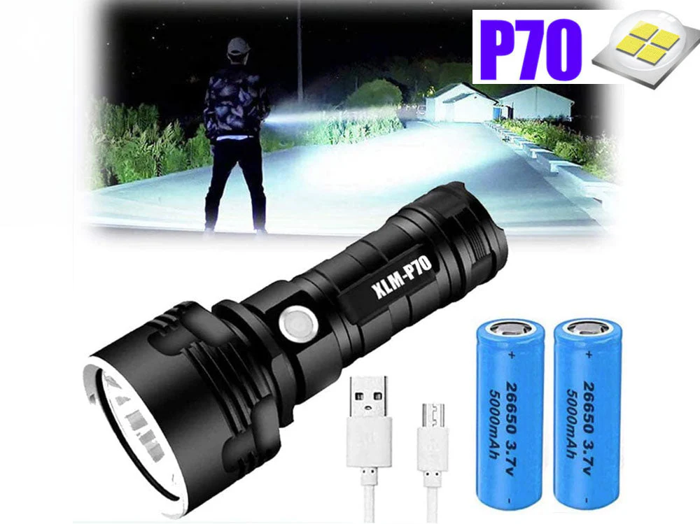 Tactical Flashlight LED Hunting Torch - Image 7