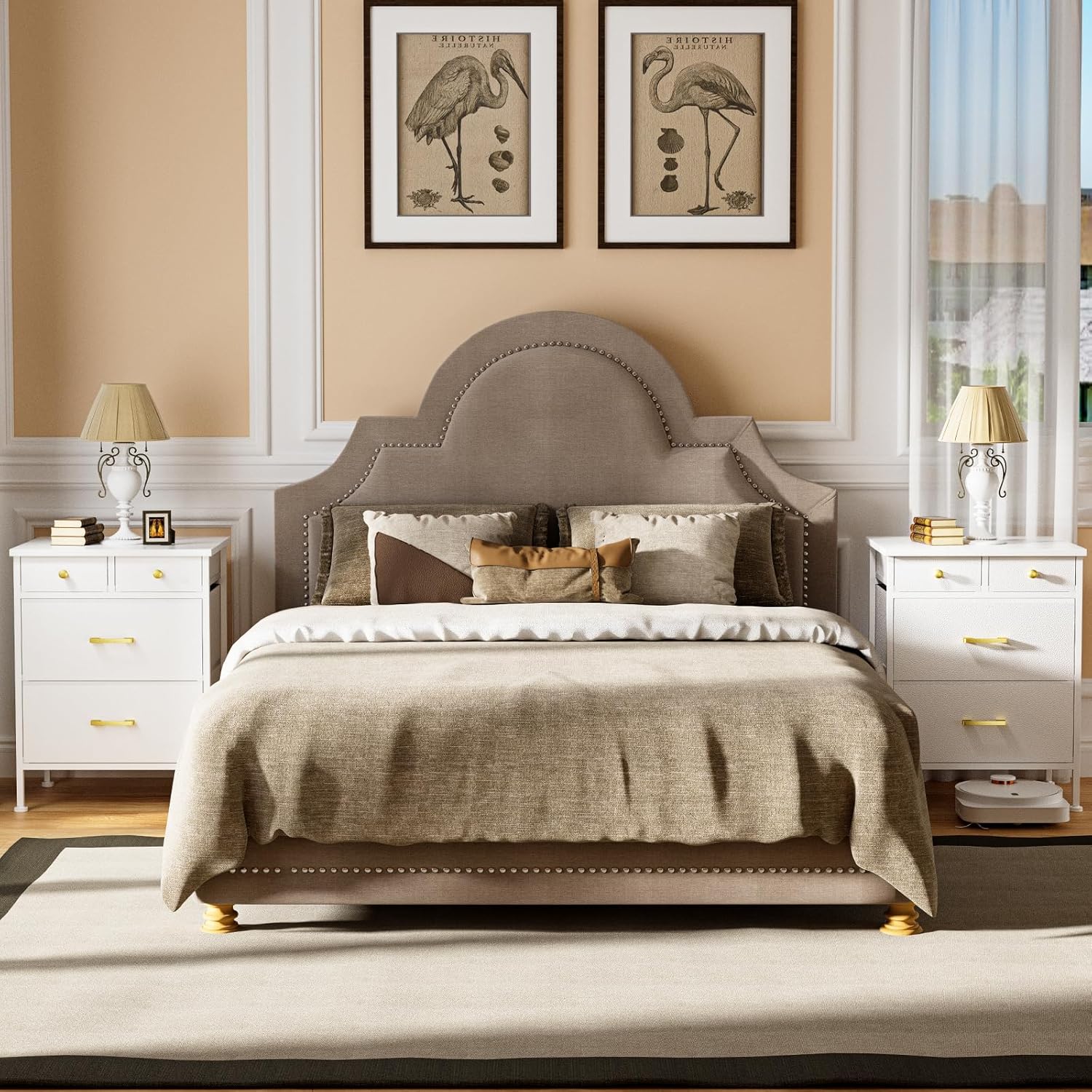 Storage Cabinet White 4 drawers - Image 7