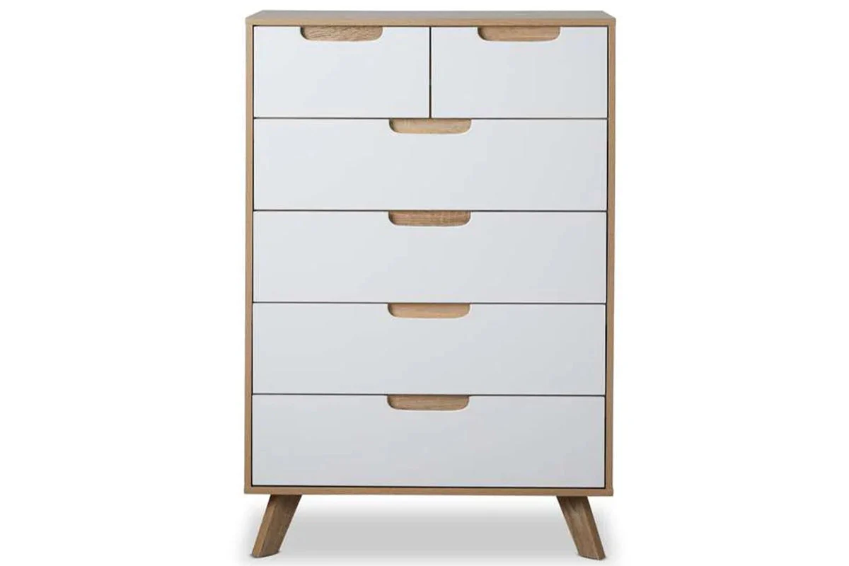 Chest of Drawers Tall boy 6 Drawers tallboy - Image 3