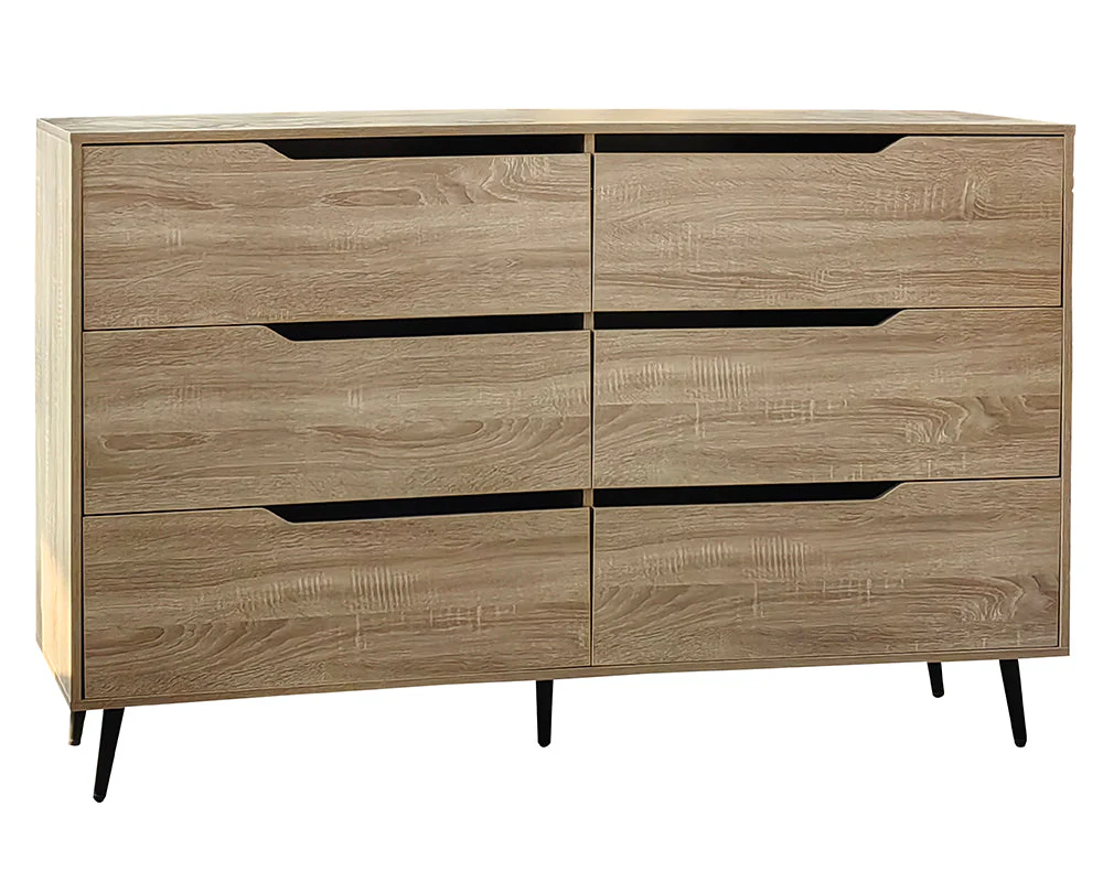 Tallboy Chest 6 Drawer Chest Tallboy - Image 8