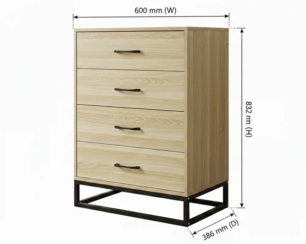 Tallboy with Drawers Chest of Drawers - Image 2
