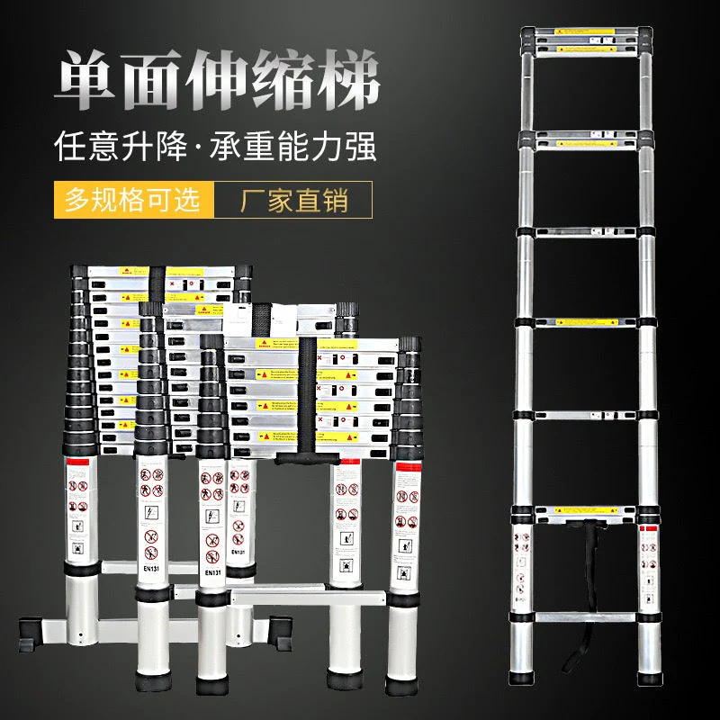 Telescopic Ladder 3.2m Extension Ladder - Image 2