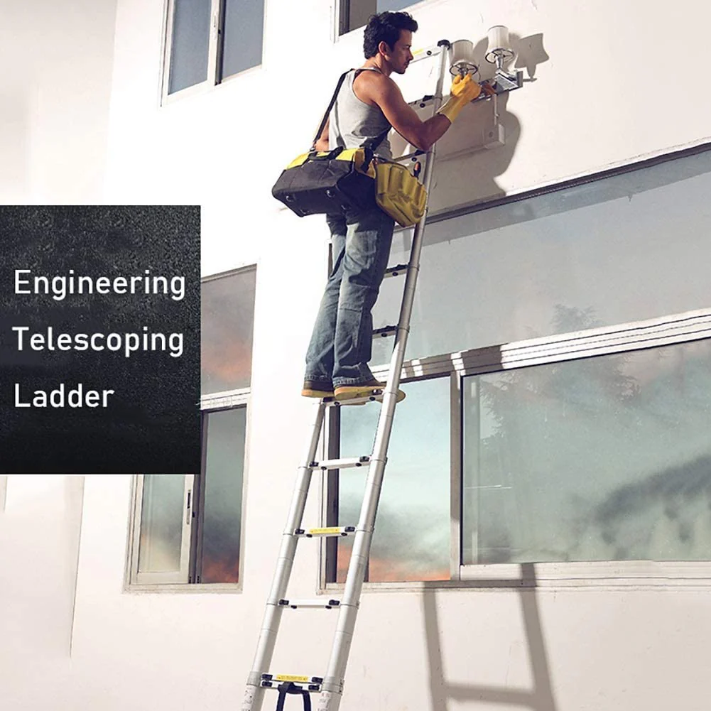 Telescopic Ladder 3.2m Extension Ladder - Image 4