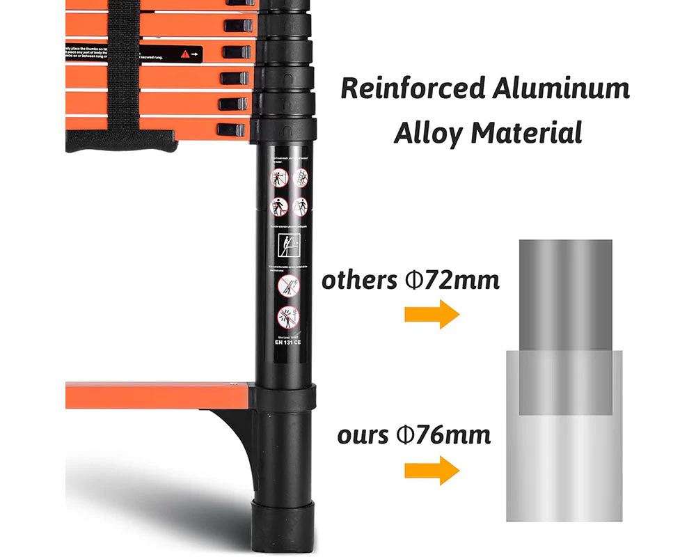 Telescopic Ladder 3.8m - Image 3