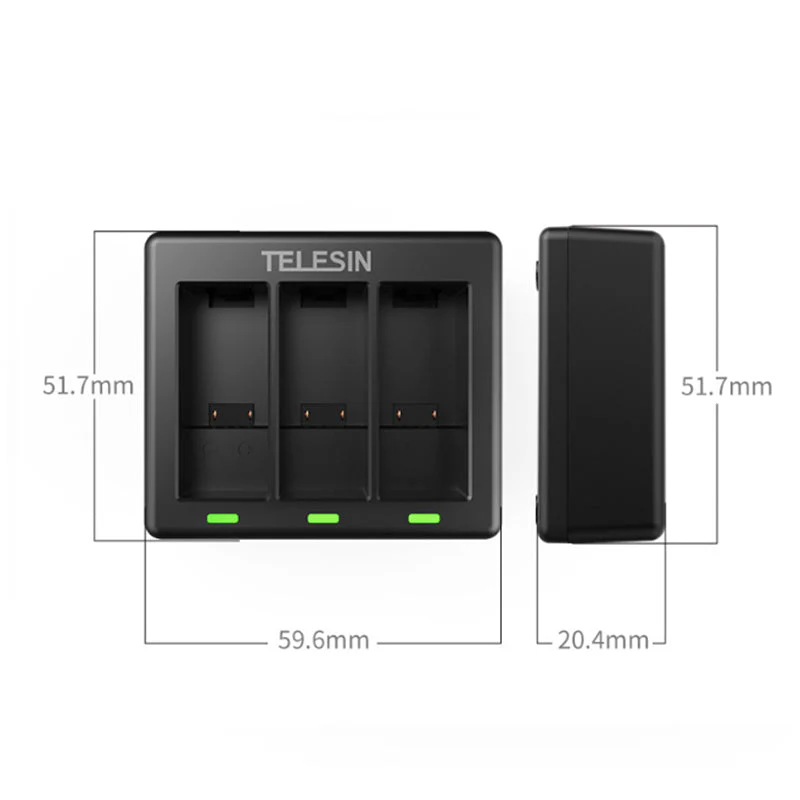 TELESIN Battery Charger Used For GoPro 11/10 /9 (Battery no included) - Image 2