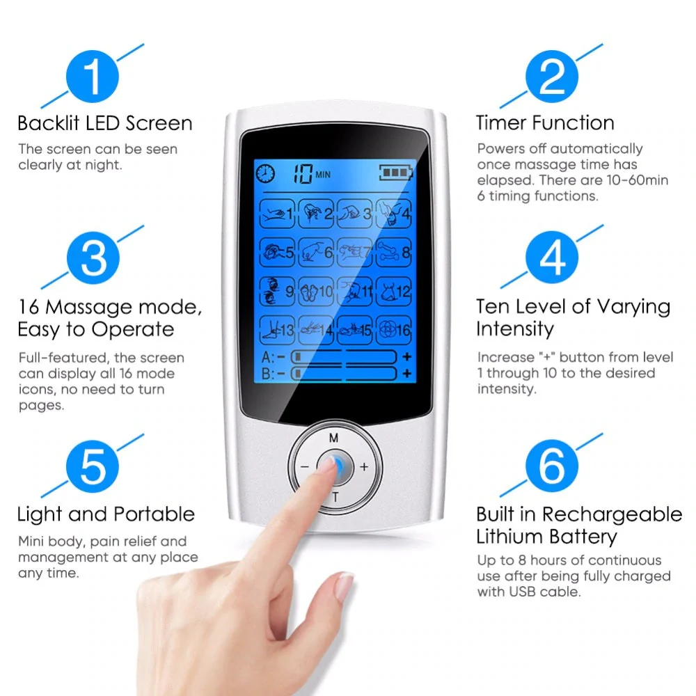 Tens Machine Tens Ems Massager Muscle Stimulation - Image 7