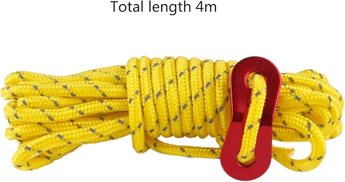Tent Rope Roller – 4m Reflective Camping Rope - Image 3