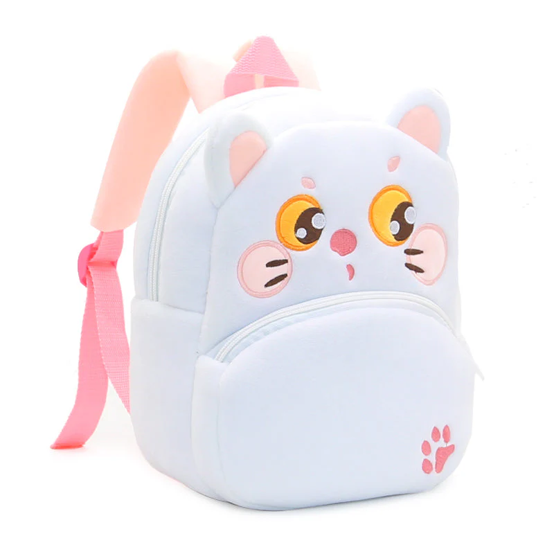 Toddler & Daycare Backpack-White Cat - Image 4