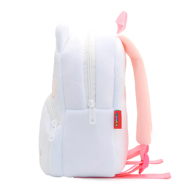 Toddler & Daycare Backpack-White Cat - Image 5