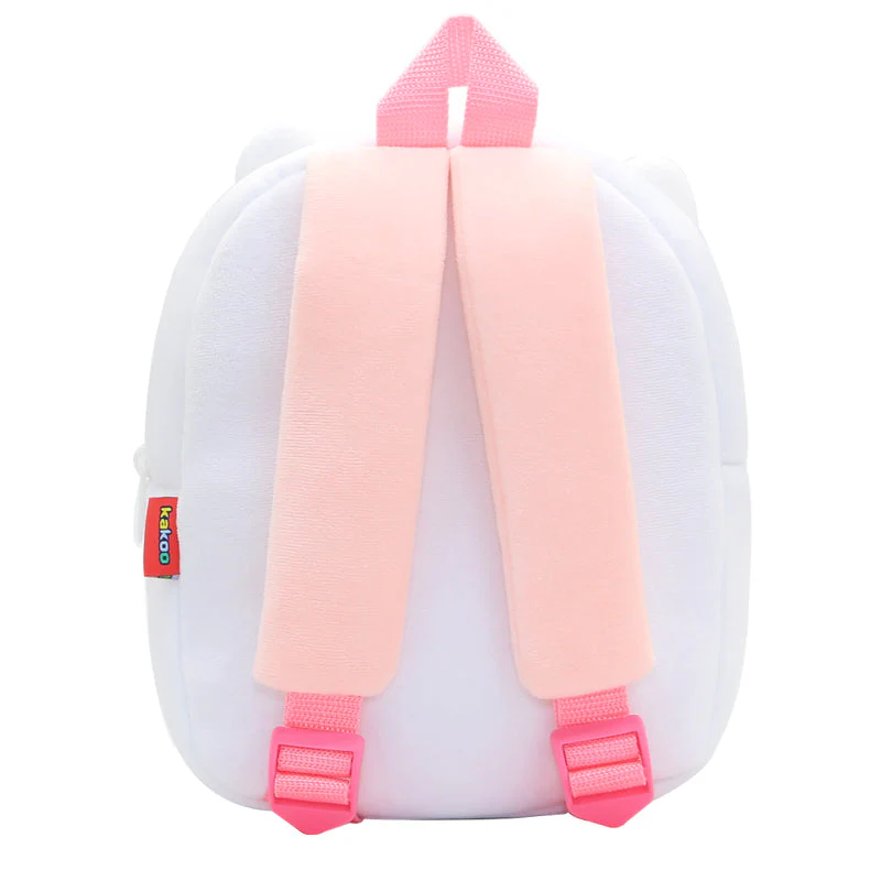 Toddler & Daycare Backpack-White Cat - Image 6