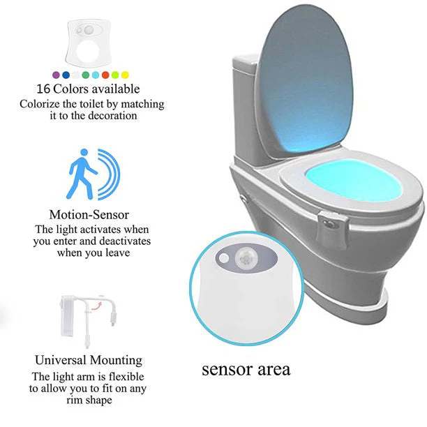 Toilet Night Light Motion Sensor - Image 5