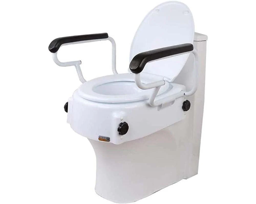 Toilet Safety Seat with Handle - Image 6
