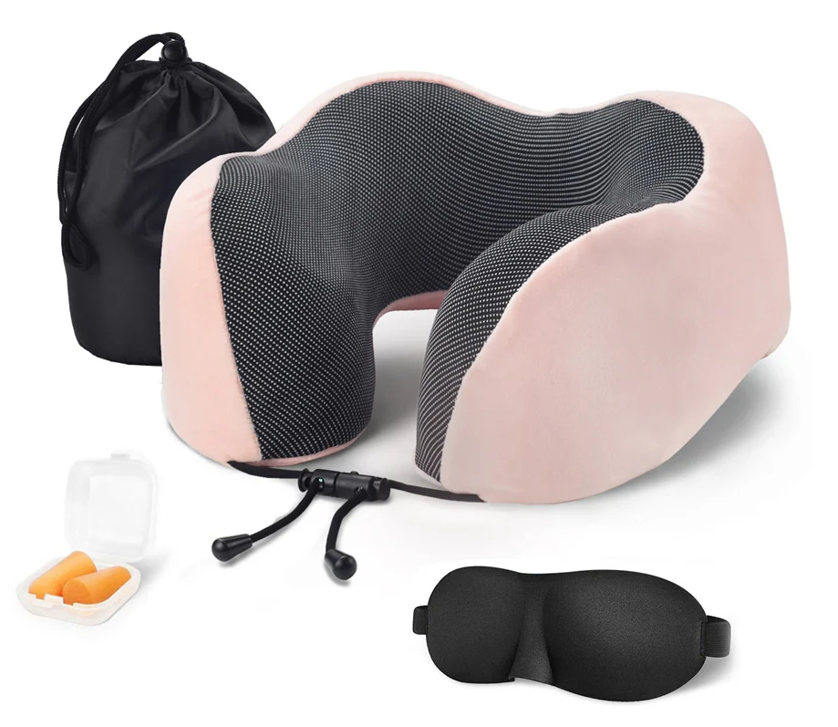 Travel Pillow Blue - Image 4