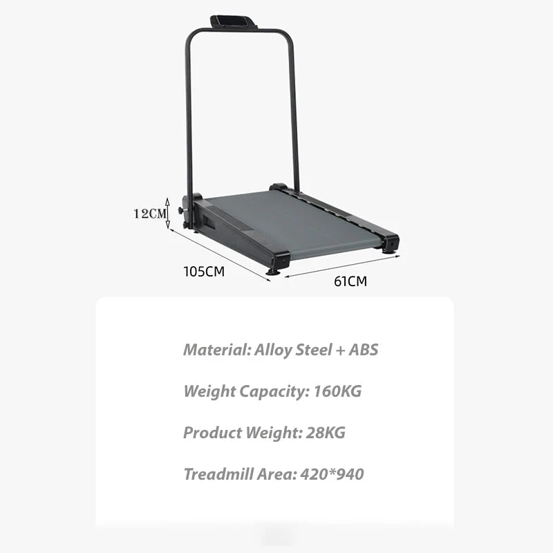 Treadmill Compact Flat Under Desk Treadmill - Image 14