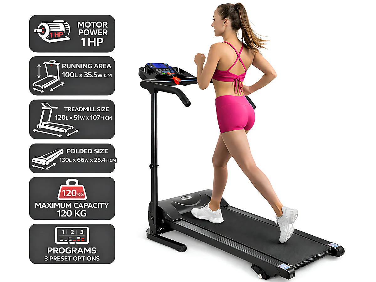 Treadmill Electric Treadmill Foldable 1-10KM/H - Image 9