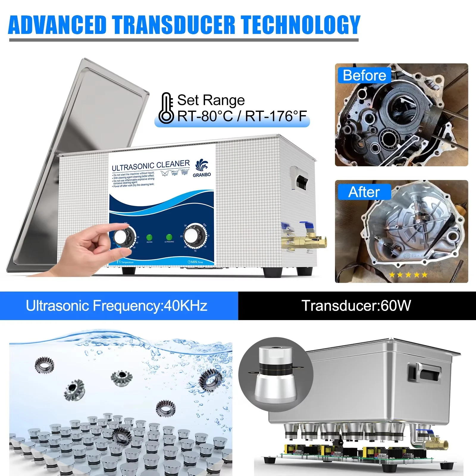 Ultrasonic Cleaner 22L - Image 8