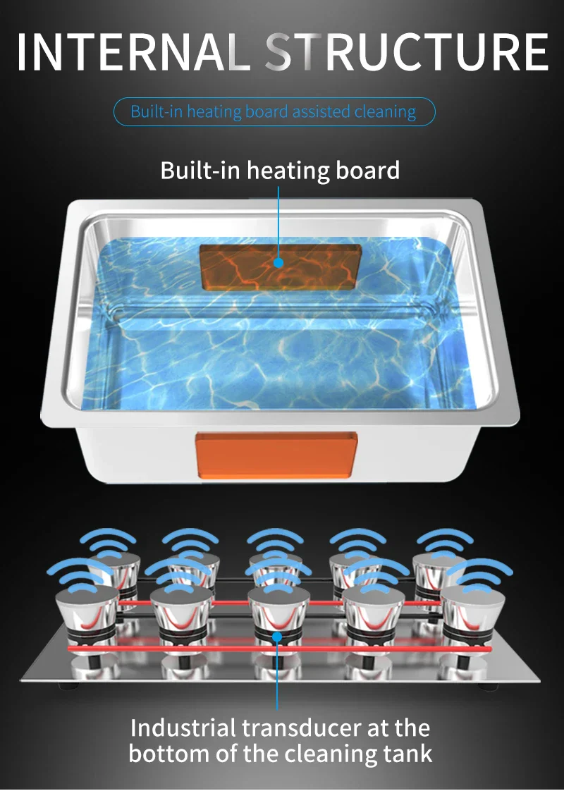 Ultrasonic Cleaner 6.5L Heated Ultrasonic - Image 5