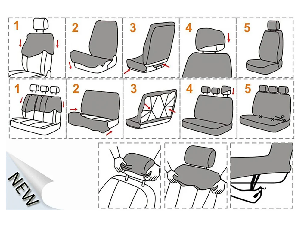 Universal Car Seat Covers Set - Image 9