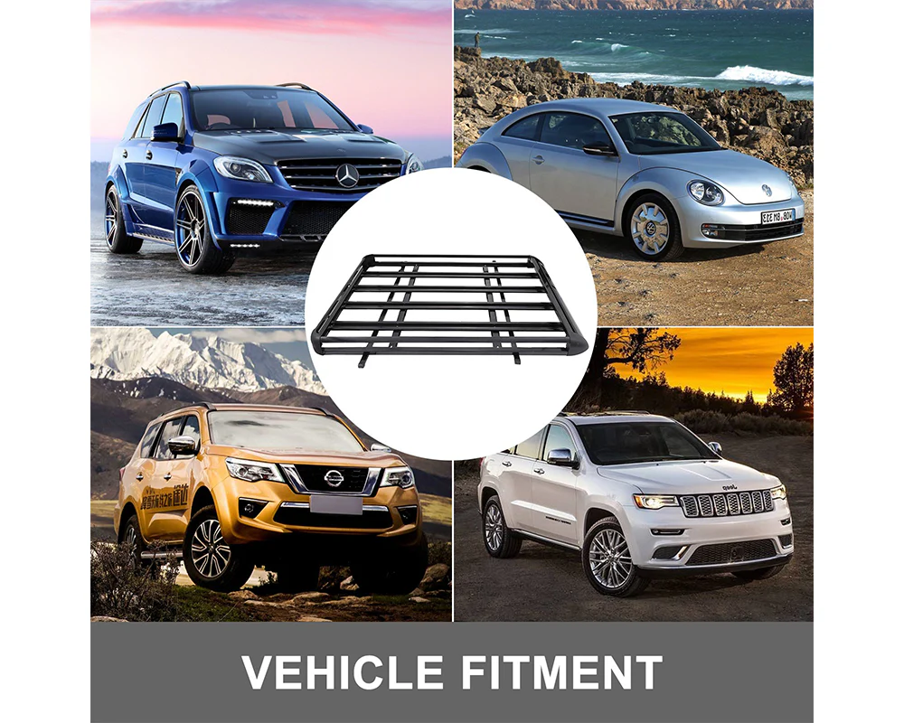 Universal Roof Rack Basket – 130cm Aluminum Cargo Carrier - Image 6