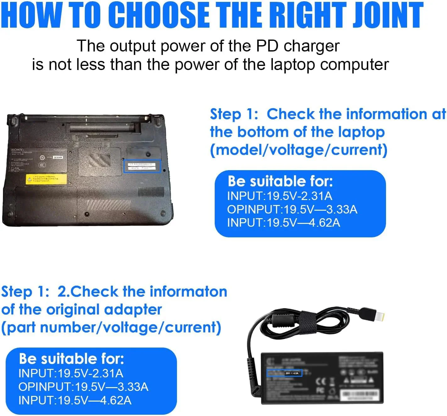 Universal USB-C Charger Cable Laptop Charger - Image 9