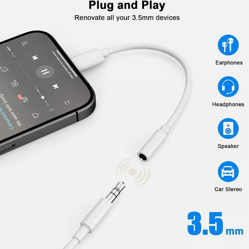 USB-C to Aux Adapter Headset Jack Adapter - Image 19