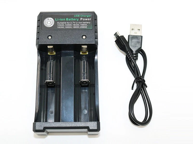 USB Charger for 18650 Rechargeable Battery 2 Slot - Image 8