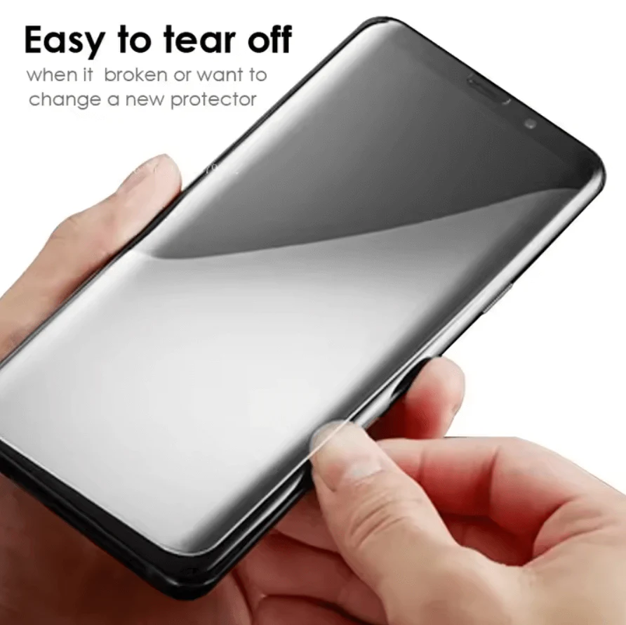 UV Liquid Full Glue Tempered Glass for Samsung Galaxy S22 Ultra - Image 4