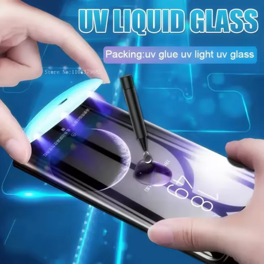 UV Liquid Full Glue Tempered Glass for Samsung Galaxy S24 - Image 3