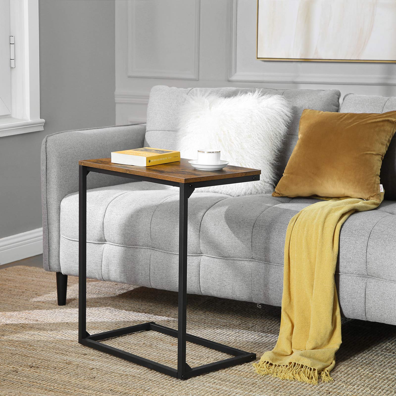 Vasagle C-Shape Laptop Stand Side Table - Image 6