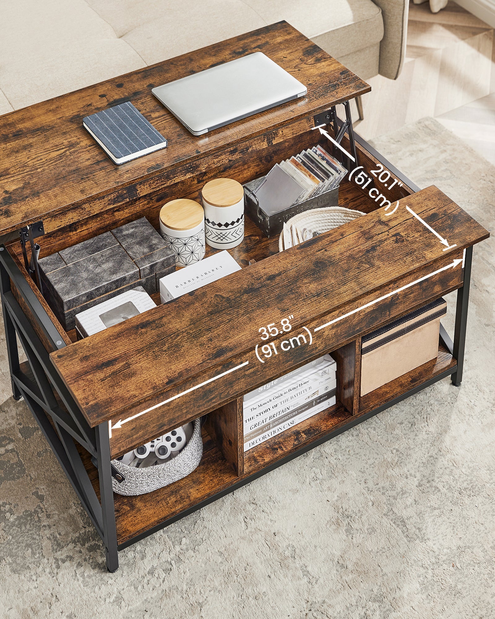 VASAGLE Coffee Table - Image 6